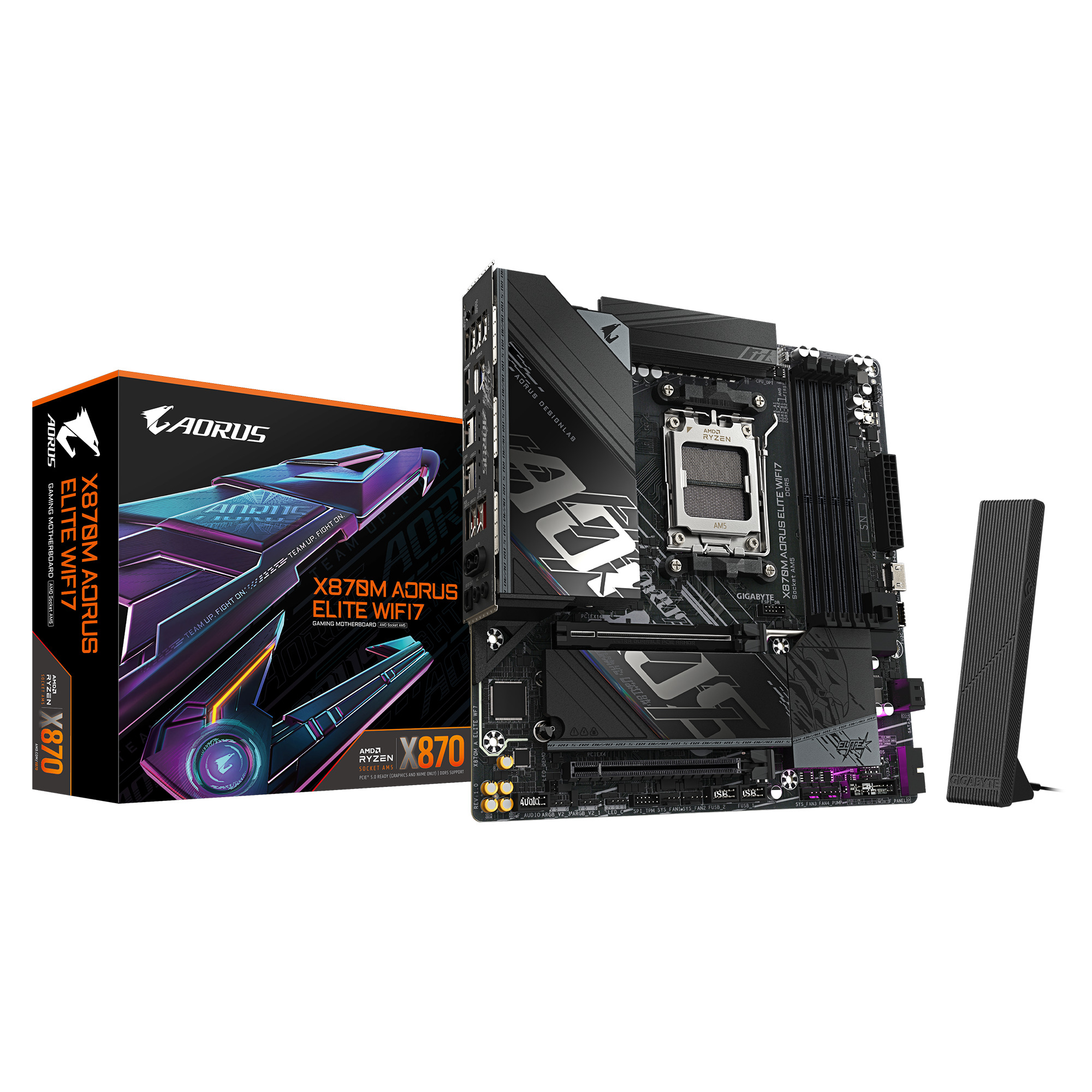 CM AMD GIGABYTE X870M AORUS ELITE WIFI7 BLACK DDR5